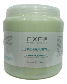 Crema Hidratante con Gel de Aloe Vera y Vitamina E, Exel